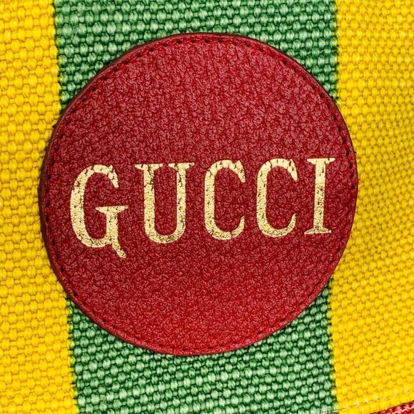 NWT Gucci stripe fedora hat in yellow size L(59cm) - Picture 5 of 13